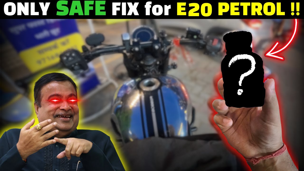 Only Fix That Saves Your Bike from E20 PETROL ! | Govt. Exposed ⁉️