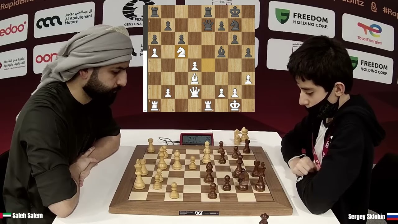 Saleh Salem (2651) vs Sergey Sklokin (2400) - FIDE World Blitz Championship 2025