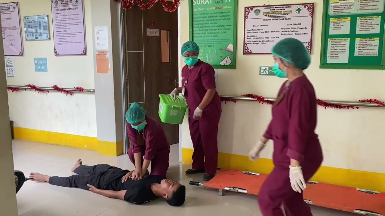 Simulasi Code Blue Tahun 2025 Puskesmas Darit 