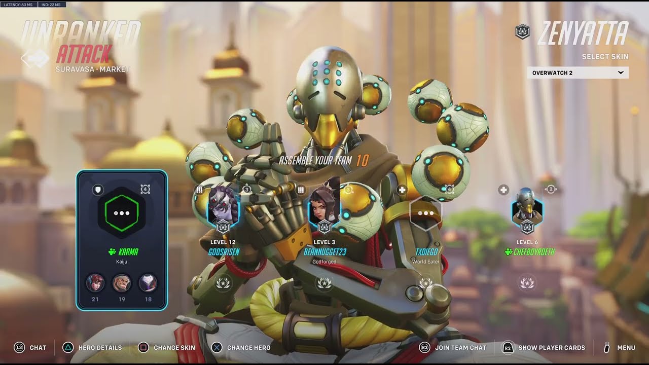 Putting work in with zenyatta