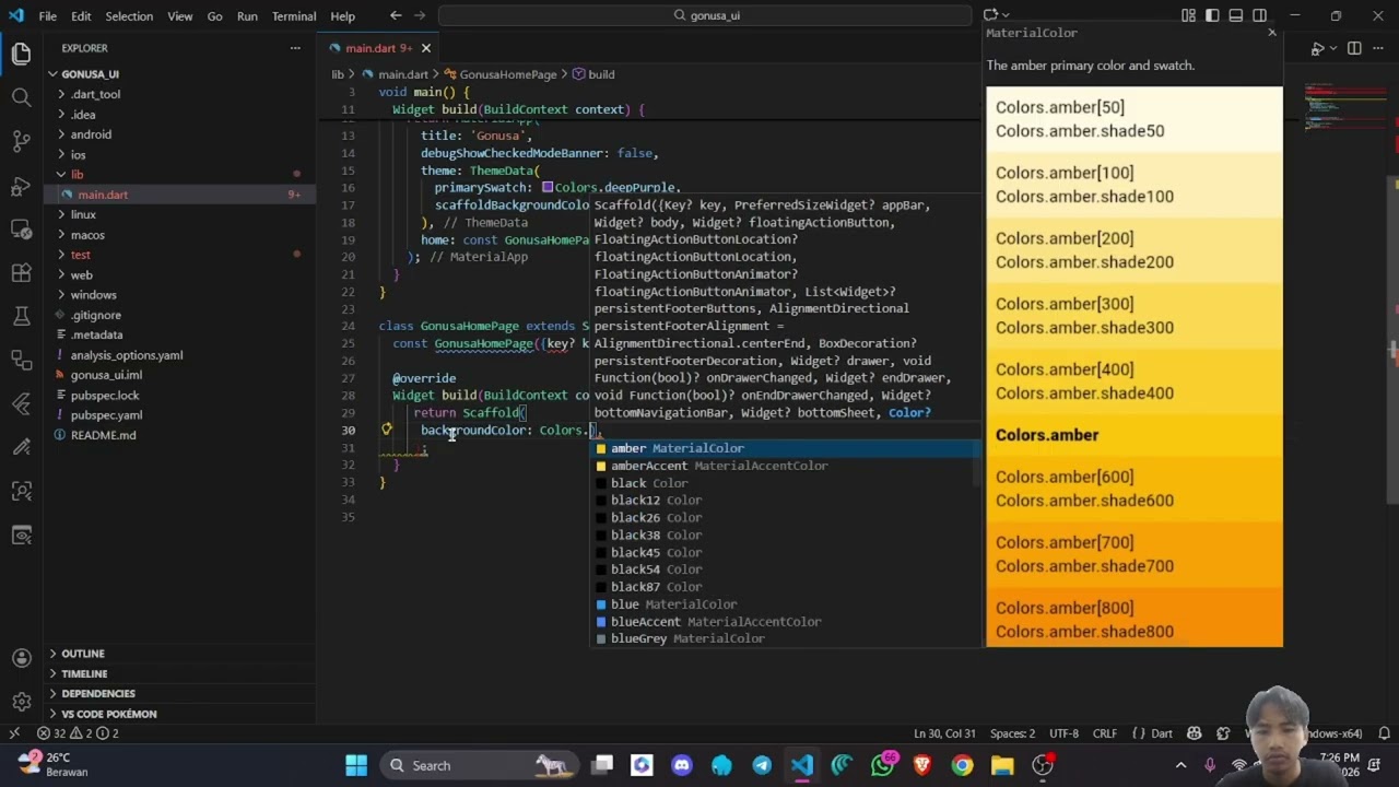tutorial flutter gonusa