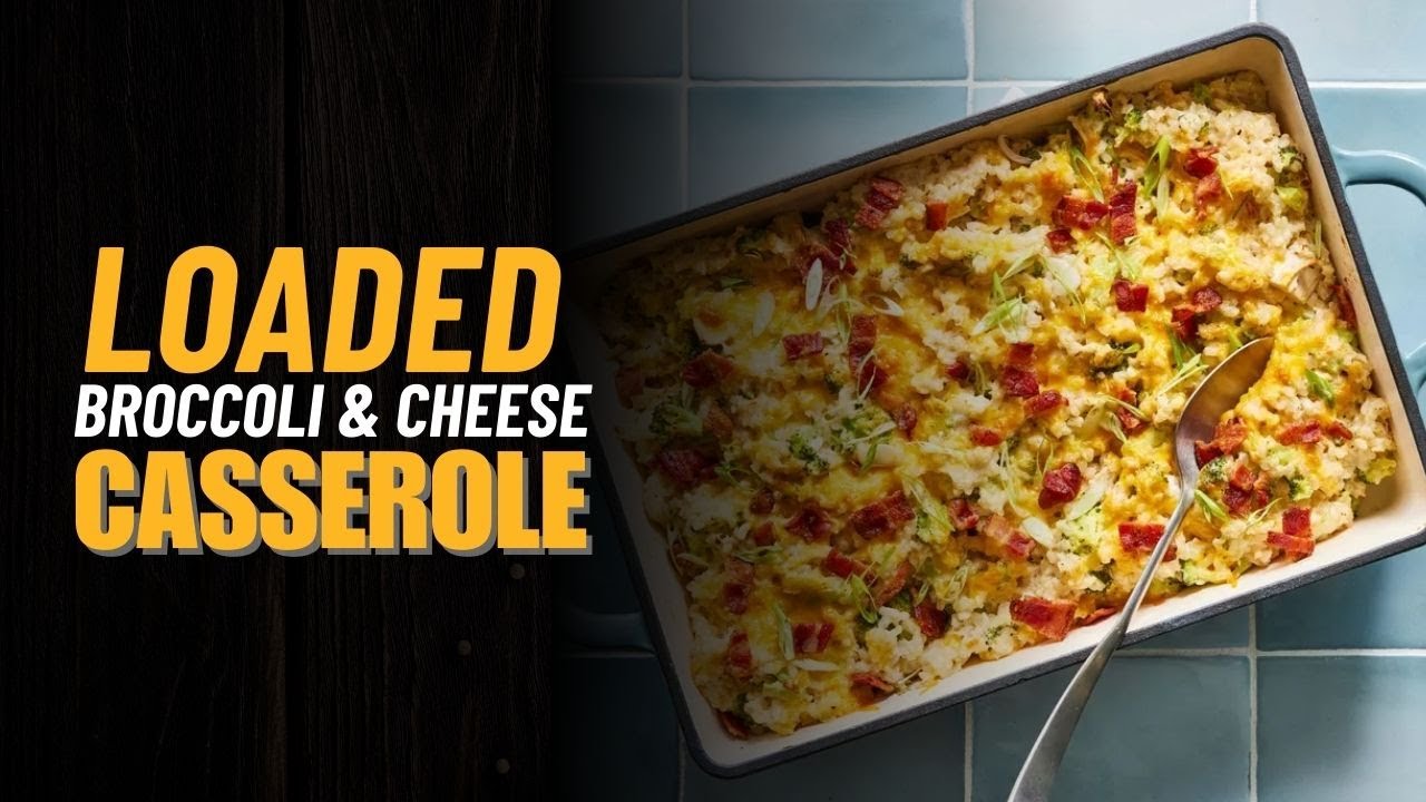 🥦🧀 Loaded Broccoli Alfredo Casserole – Creamy Comfort Food 🥦🧀