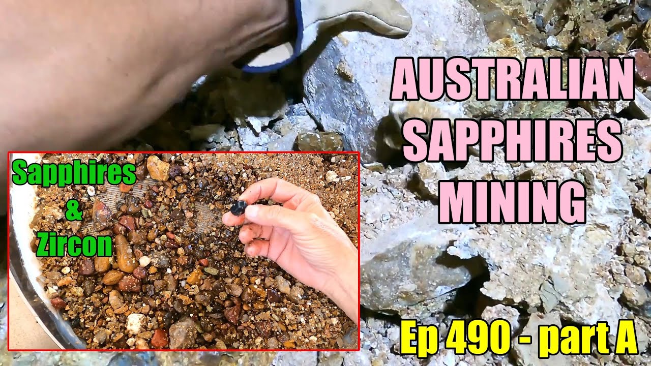 TIM'S ADVENTURES 💎| Sapphire Mining Australia, Unusual Zircon found [ Ep: 490 part A ]