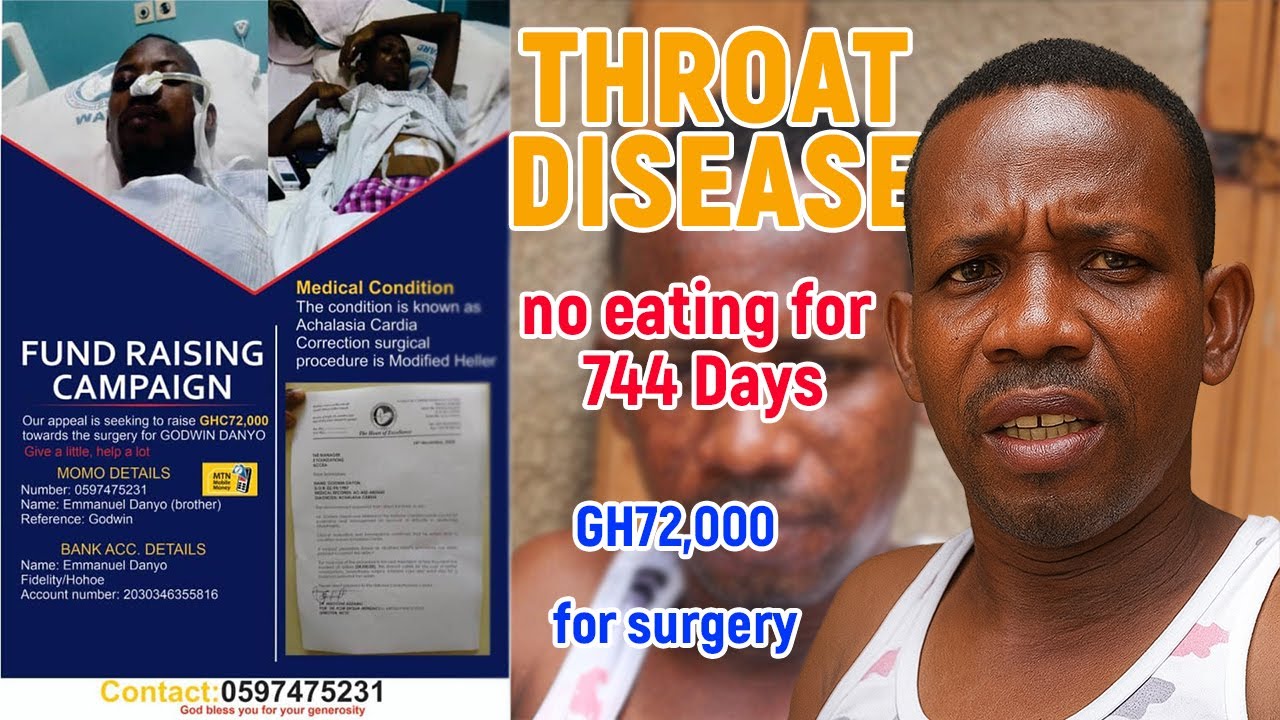 heartbreaking story of a man who has been battling a severe throat disease for the past 24 months