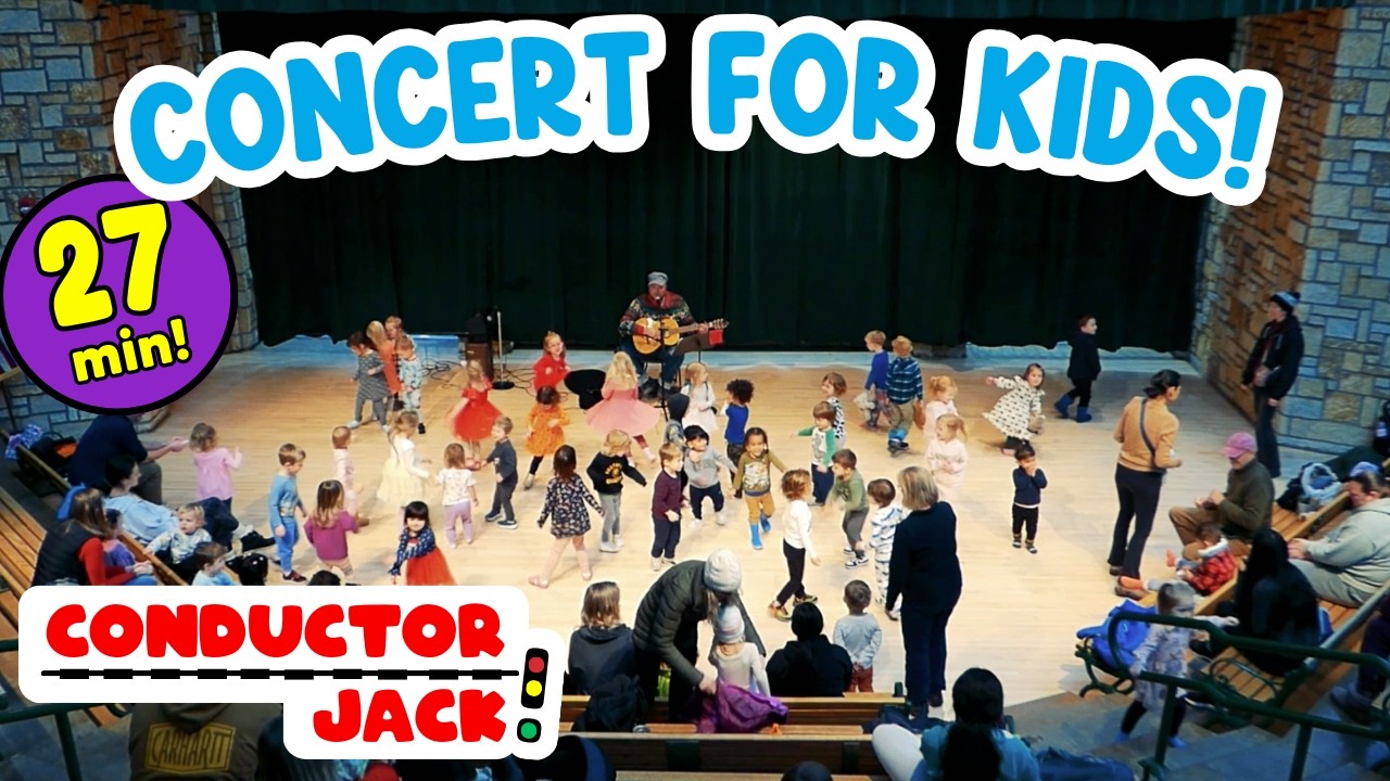 Concert for Kids: Conductor Jack from the Zinghoppers | Preschool Dance Party | Educational Fun!