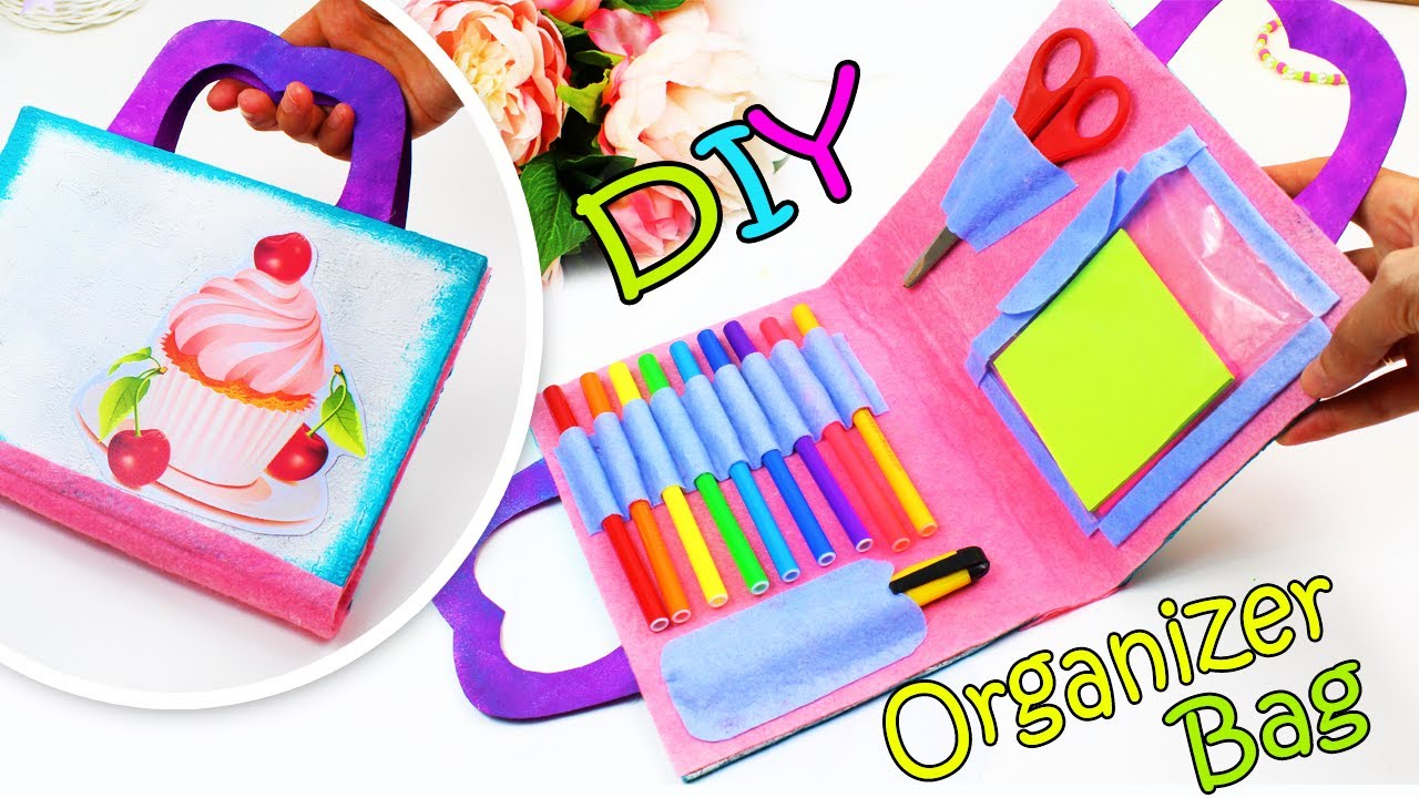 DIY ORGANIZER BAG PENCILS CASE NO SPEND MONEY