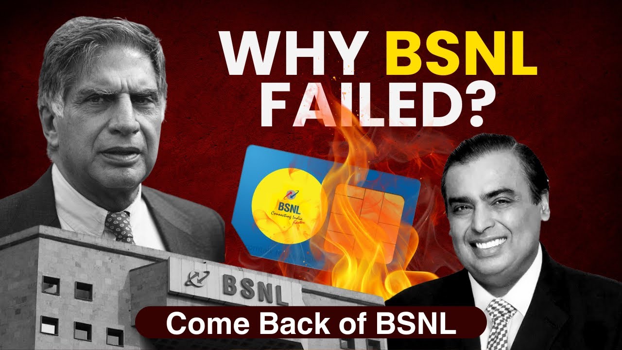 BSNL Case Study - End of the Jio and Airtel Era? | The Comeback of BSNL! | History | Ubgot Academy
