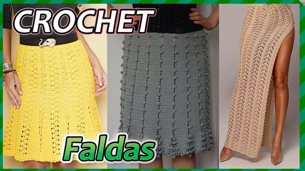 ESPECTACULARES Faldas tejidas en crochet
