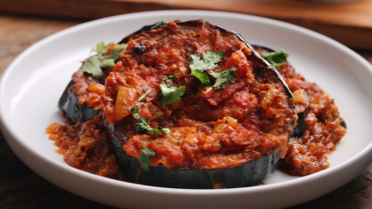One Of The Best Eggplant Curry Recipe - Achari Begun/Baingan
