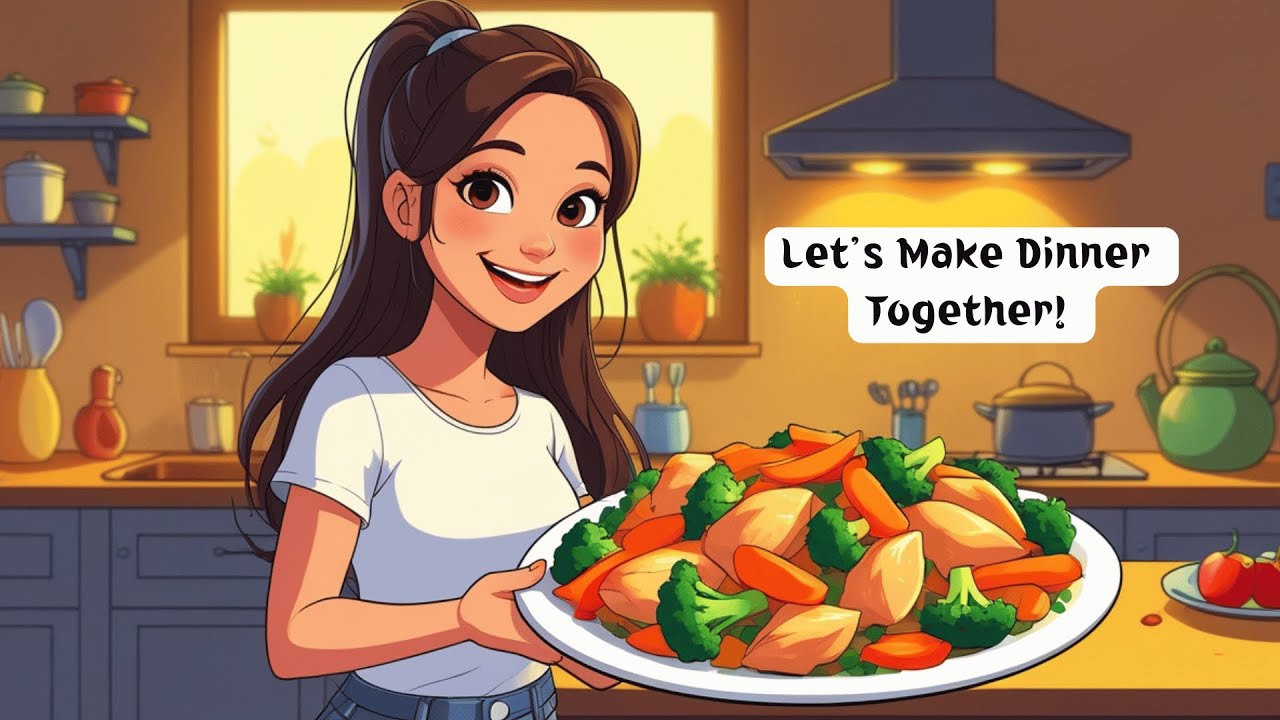 IMPROVE YOUR ENGLISH | LET'S COOK TOGETHER | LEARN ENGLISH THROUGH STORY