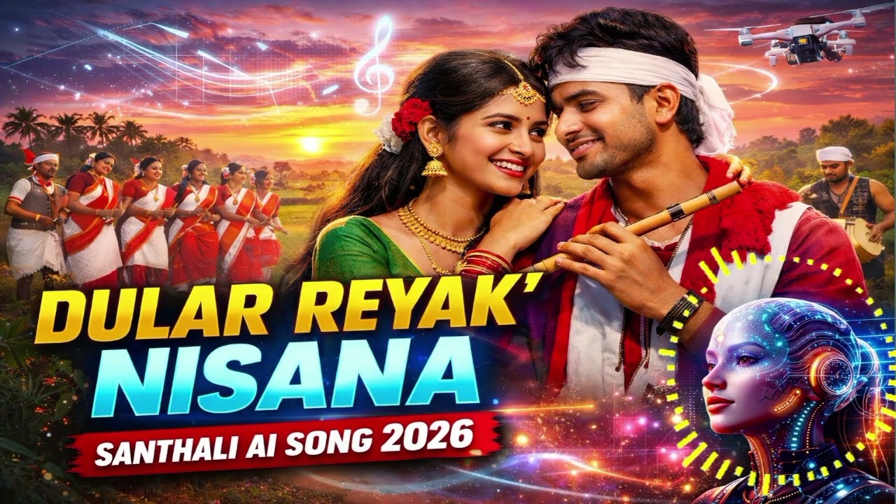 DULAR REYAK' NISANA SANTHALI AI SONG 2026#santhali #song #2026 