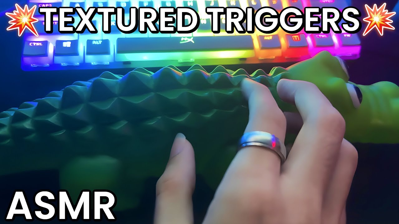 *ASMR* Fast TEXTURED Triggers 💥 COLLAB W/ @Unique Liss ASMR - lofi