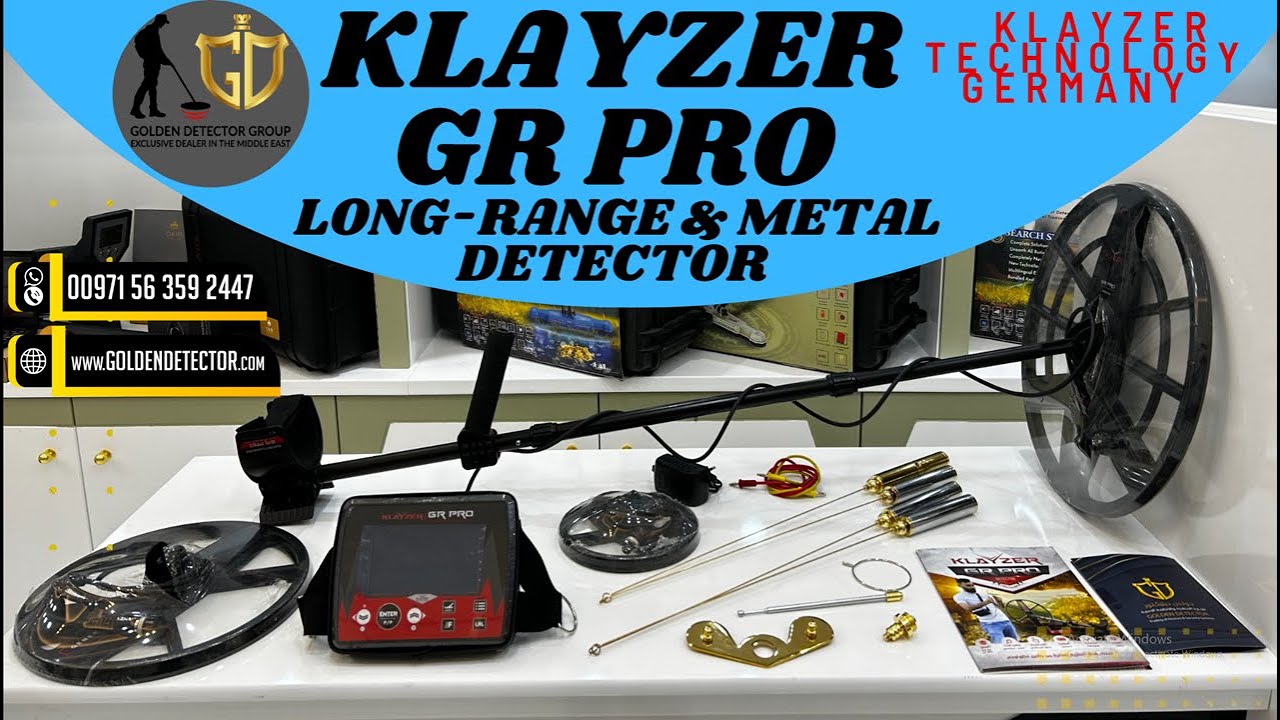 Accurate metal detector & long-range with target discrimination| Klayzer Gr Pro | Klayzer Technology