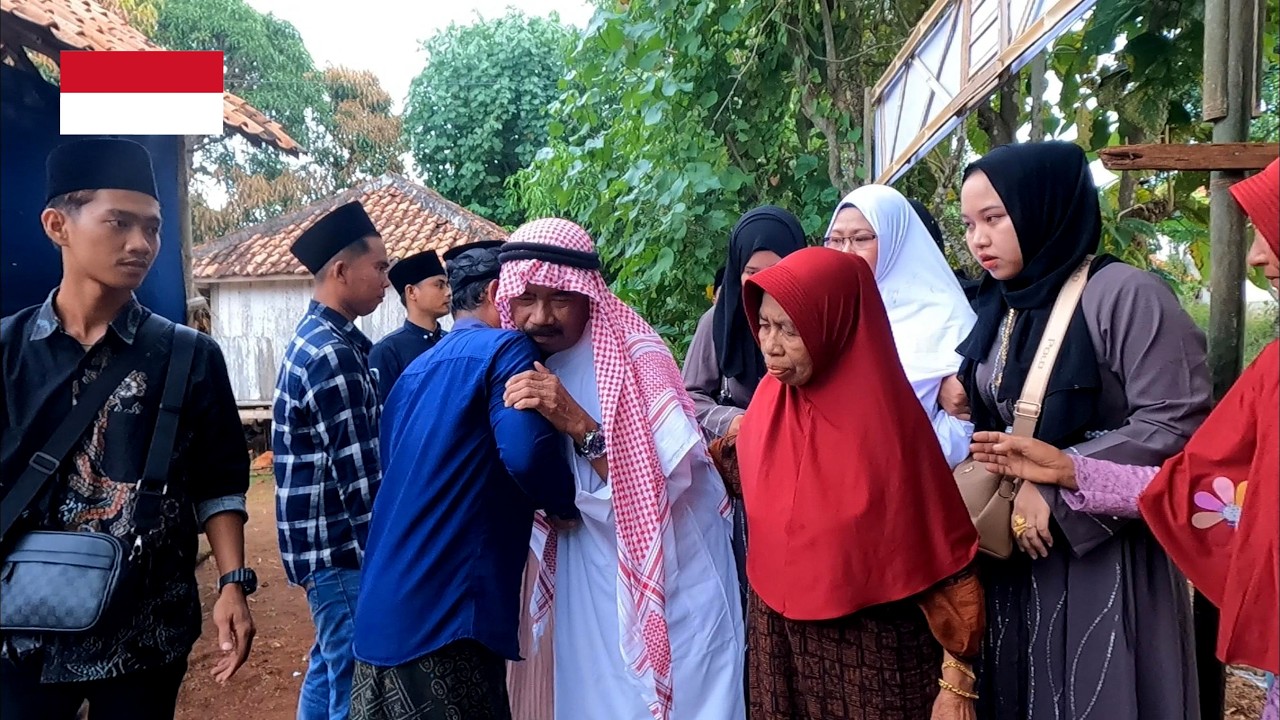 Village life in indonesia, Returning from Mecca for Hajj, Indonesia village