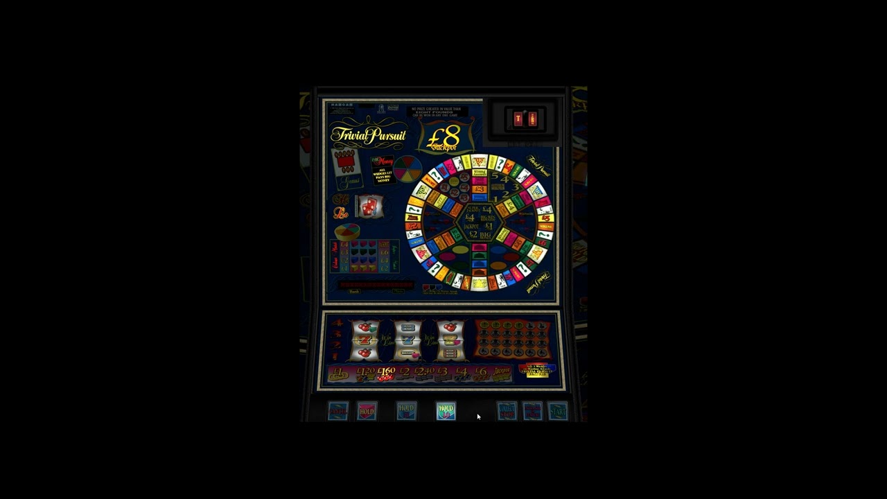 Trivial Pursuit Maygay &pound;8 Jackpot Fruit Machine Emulation