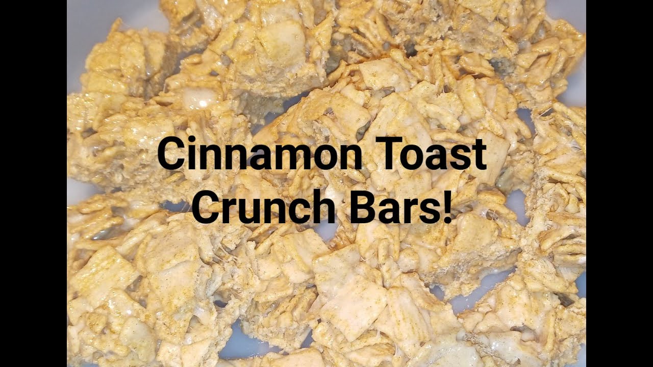 Cinnamon Toast Crunch Bars!