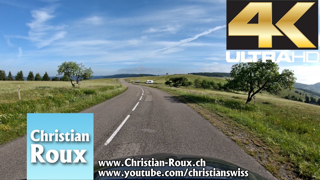 1X UHD - France 320 (Camera on board): Alsace: Le Markstein - Col de la Schlucht, La Forge (Hero6)