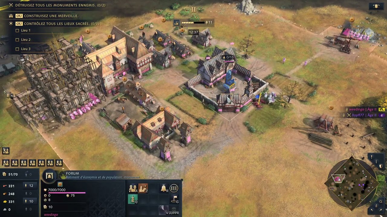 AOE4 DLC 1V1 : ordre du dragon vs byzantin