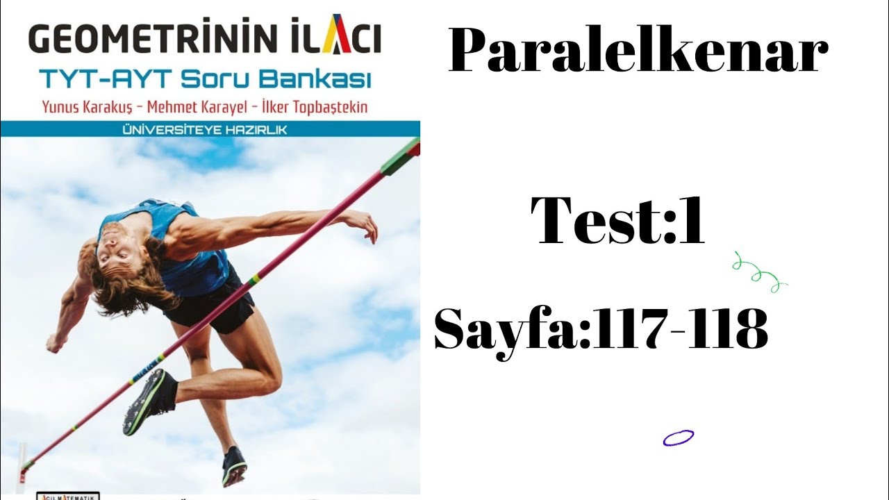 ACİL YAYINLARI GEOMETRİNİN İLACI TYT AYT SORU BANKASI Paralelkenar test:1