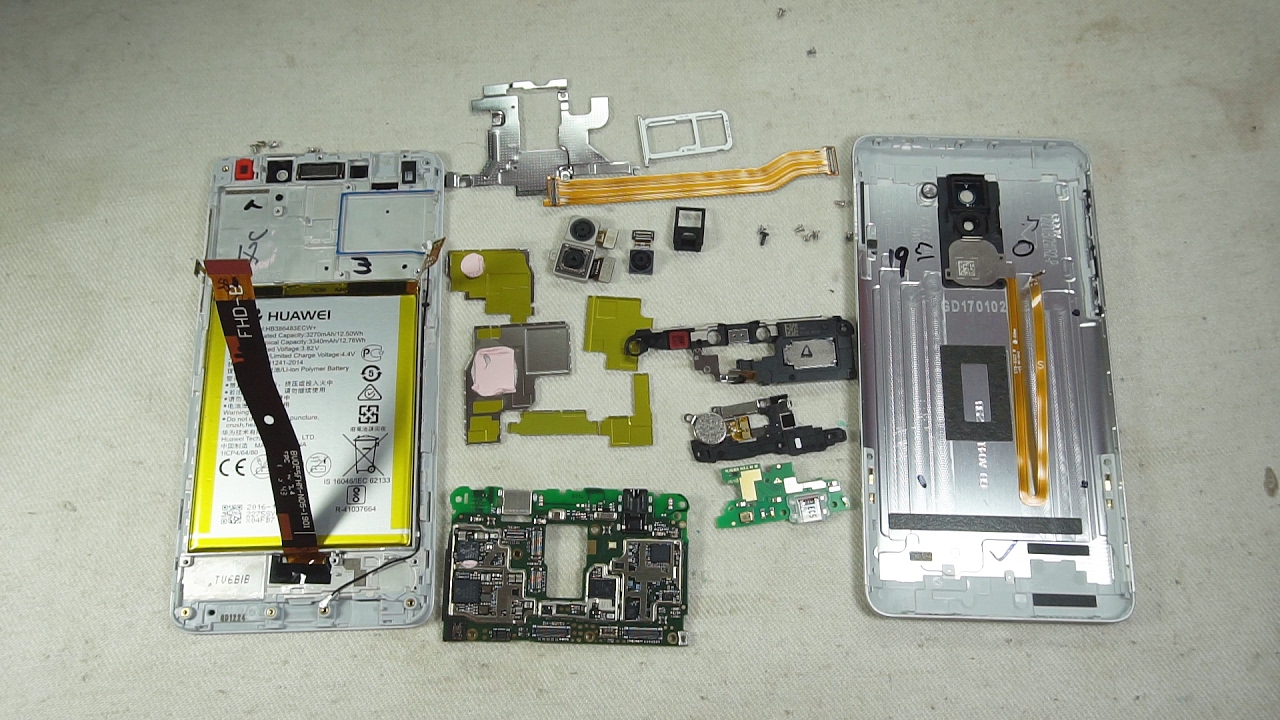 Honor 6X: Full TearDown in Hindi | Opening Backcover | Motherboard | SUB PBA | USB | Cables