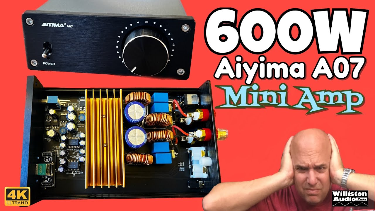 САМЫЙ МОЩНЫЙ мини-усилитель на Amazon? Тест и обзор усилителя AIYIMA A07 на динамометре