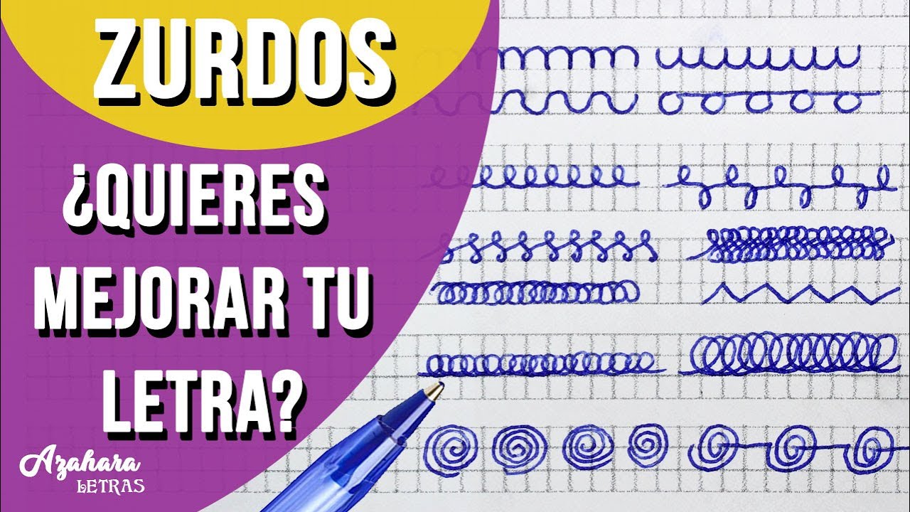 🔝 MEJORAR la LETRA ZURDOS 👈: 10 EJERCICIOS para LETRA LIGADA