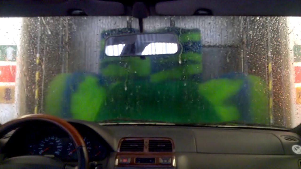 Rare Vintage Finnmatic Car Wash inside view
