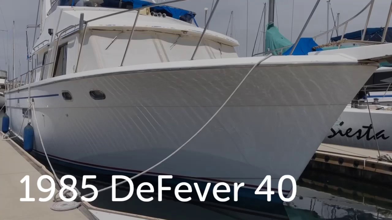1985 40&rsquo; Defever Offshore Cruiser Walkthrough - California Yacht Sales