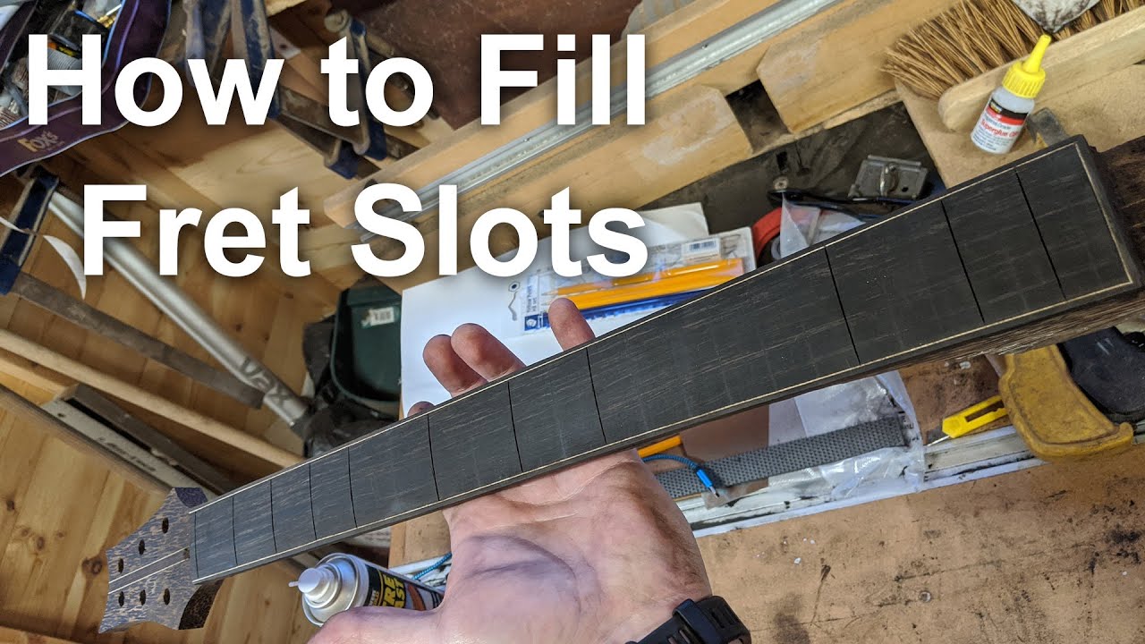 Guitar Shed Diary 45: How to fill fret slots