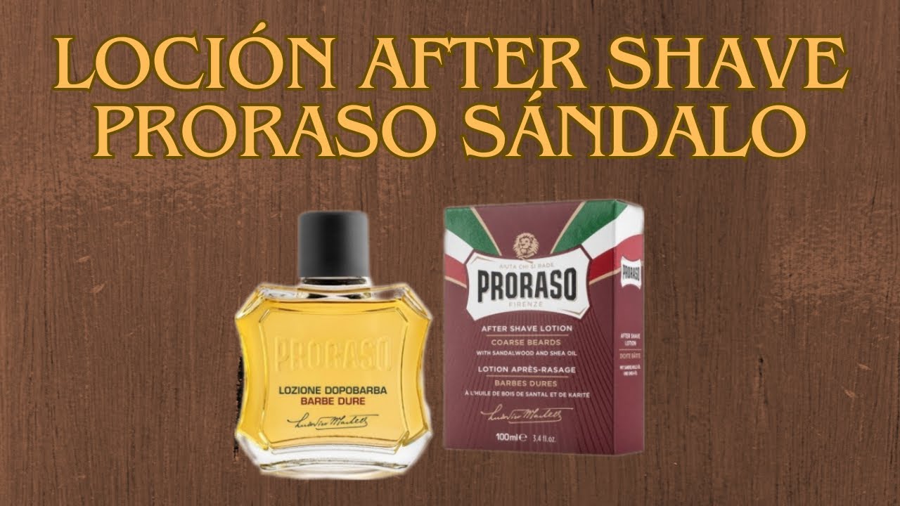 AFTER SHAVE PRORASO SÁNDALO