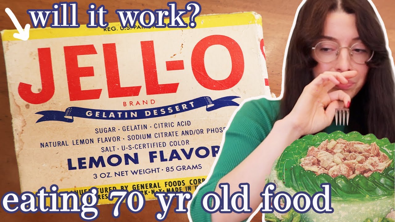 Making 1950s Jello Molds with REAL 1950s Jello! (SAVORY & sweet) | 20th c. Food History