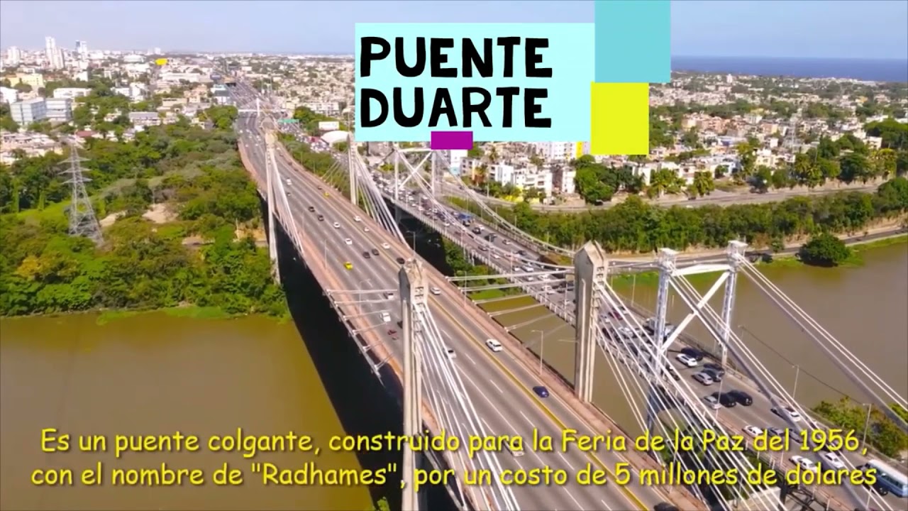 Los Puentes del Rio Ozama  en 3 minutos, Santo Domingo, Republica Dominicana