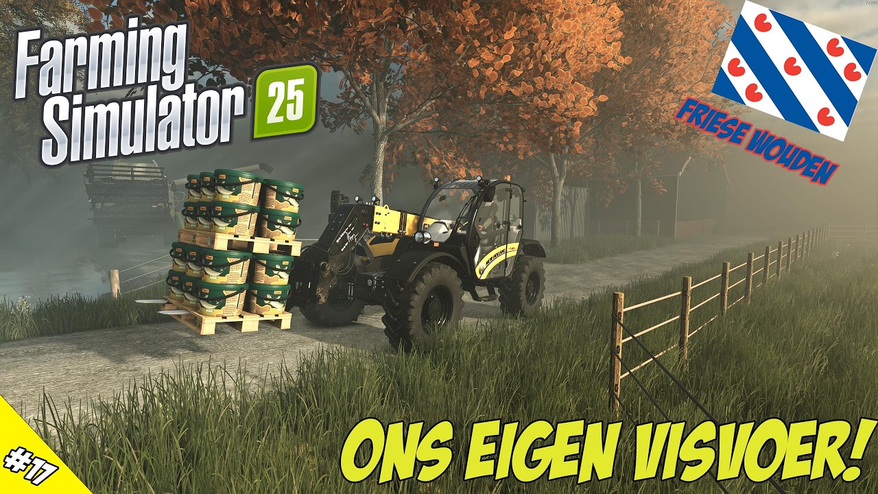 'ONS EIGEN VISVOER!' Farming Simulator 25 Friese Wouden #17