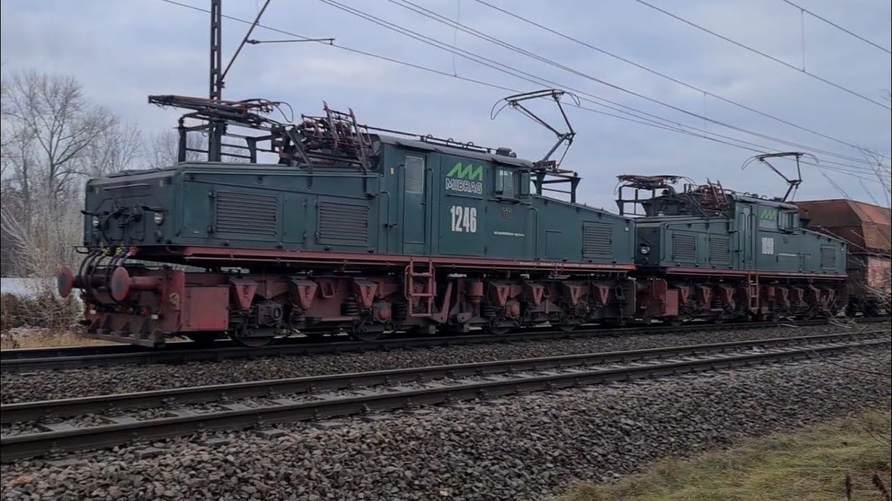 Doppeltraktion Kohlezug für Schkopau !