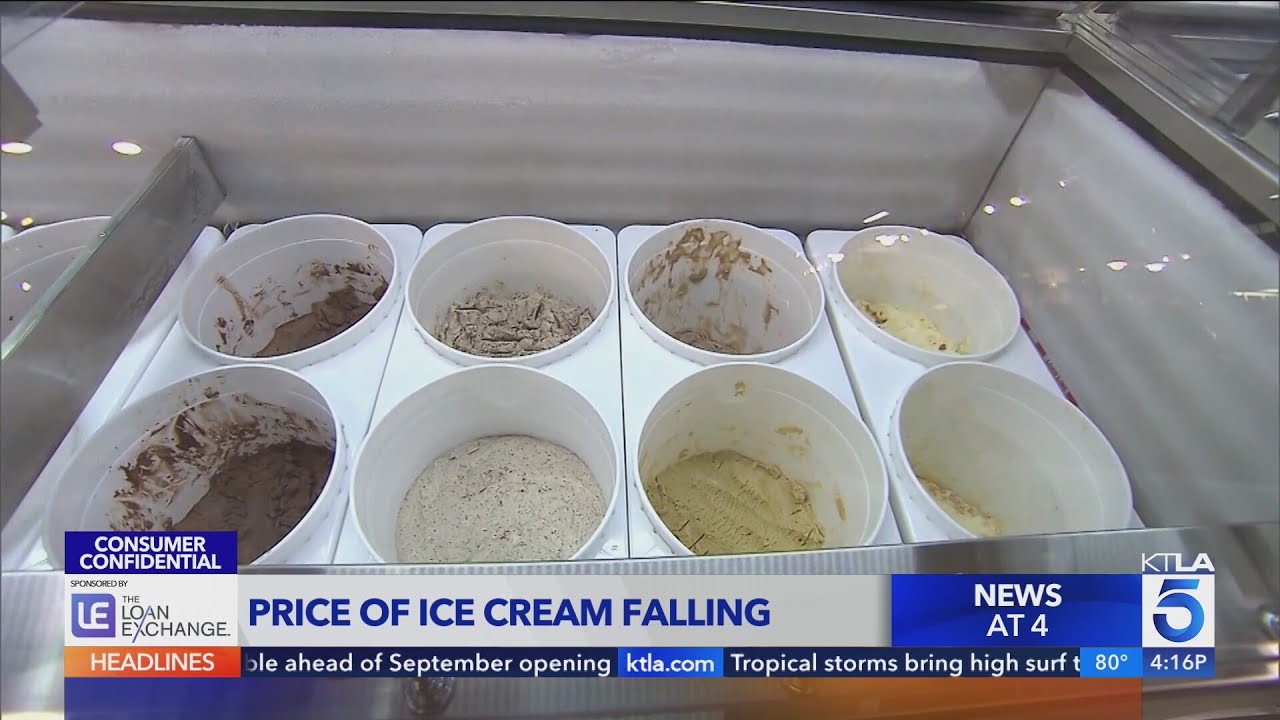 The price of ice cream is actually melting in the U.S. Here's why.