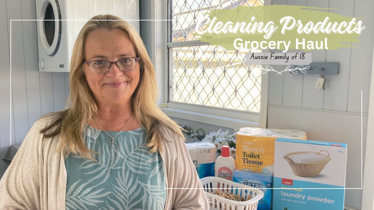 CLEANING PRODUCT HAUL + Shop with MuM of 16 KiDS