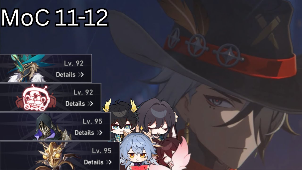 HSR 3.6 - E0S1 Boothill PREMIUM TEAM vs MoC 11-12 Bosses