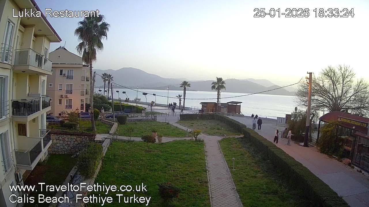 Webcam Live from Calis Beach, Fethiye Turkey | Fethiye webcam