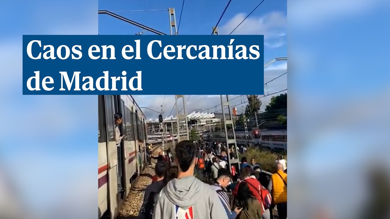 Caos en los Cercanías de Madrid tras el puente: 