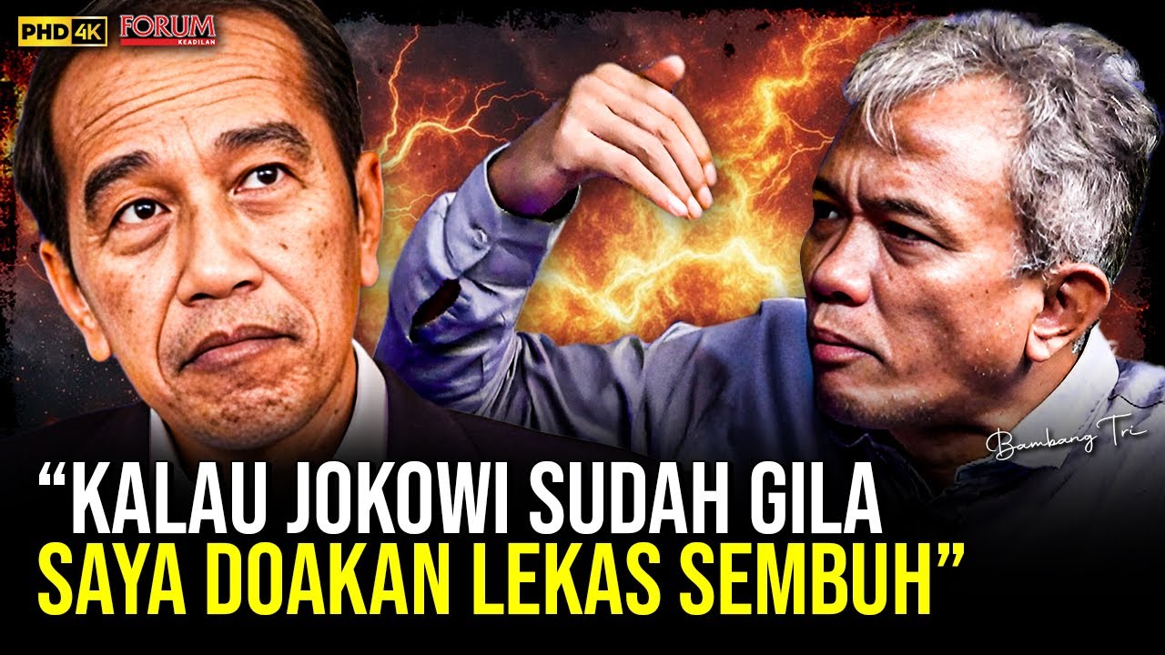 BAMBANG TRI: SAYA MAU KETEMU JOKOWI... MEMAAFKAN DIA