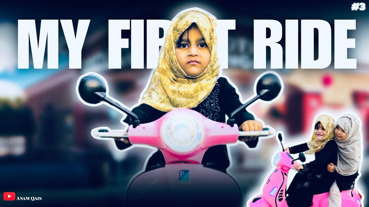 MY FIRST RIDE ON SCOOTY 🛵 || ANAM QAIS || ABBU GIFT 🎁