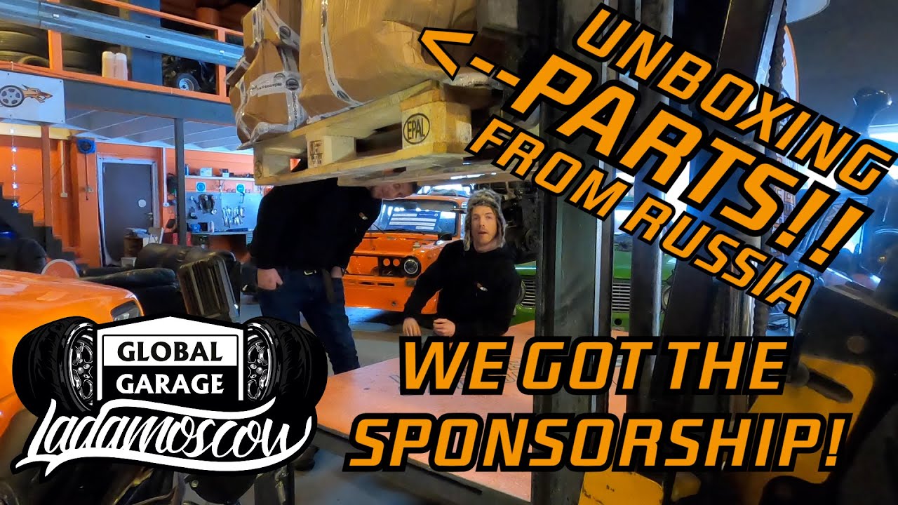 Lada Moscow x Valdres Gatebil, Norway - UNBOXING PARTS FROM OUR NEW SPONSOR LADA MOSCOW!