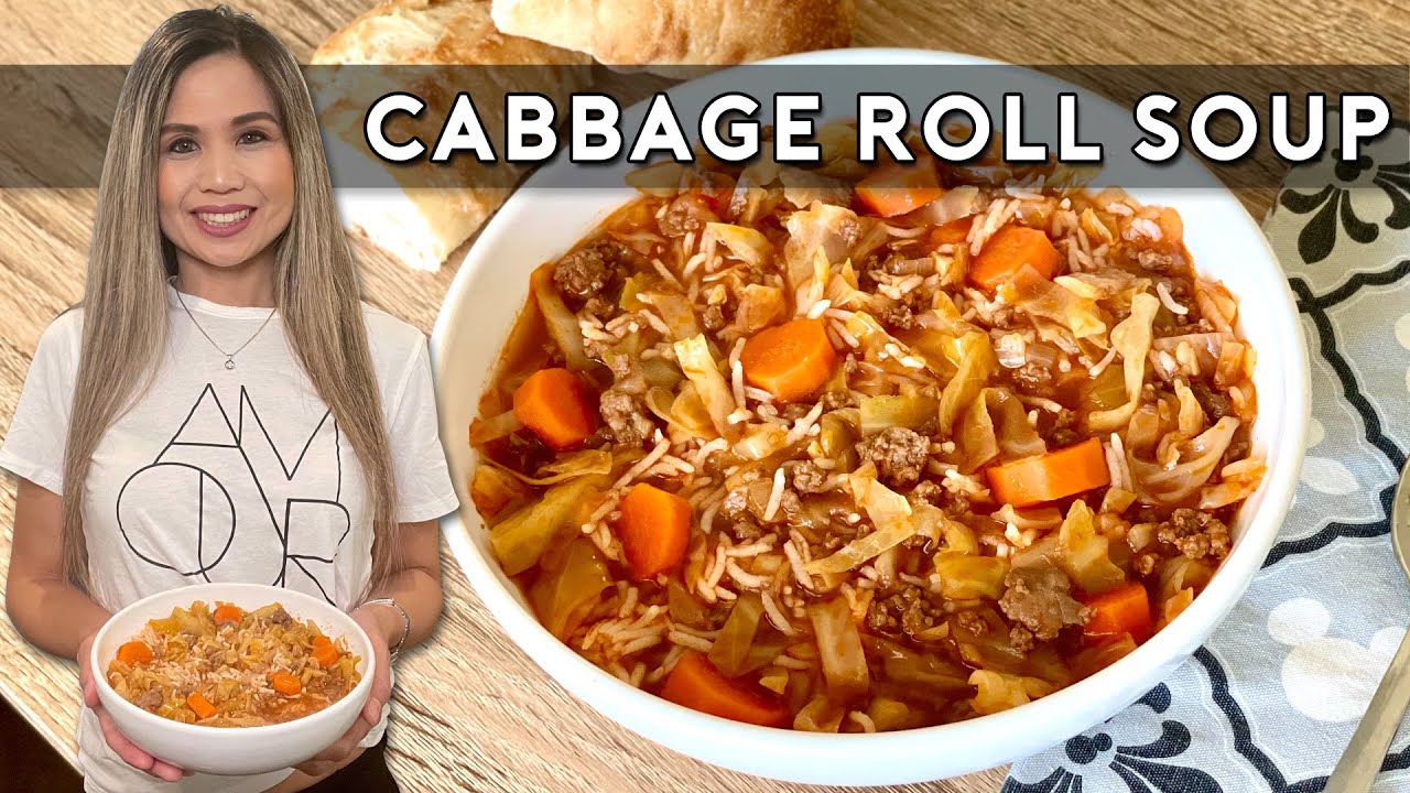 CABBAGE ROLL SOUP | How To Make Easy Cabbage Roll Soup