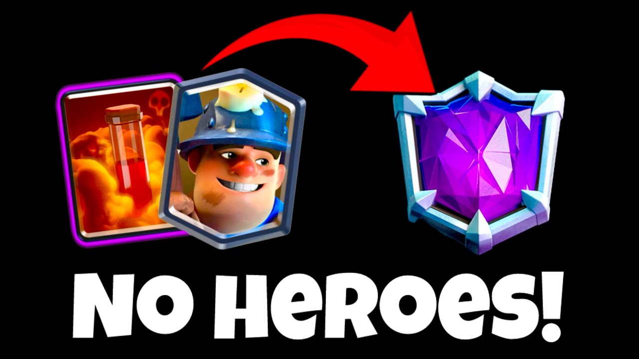 I Reached Ultimate Champion with Miner Poison(No Heroes)