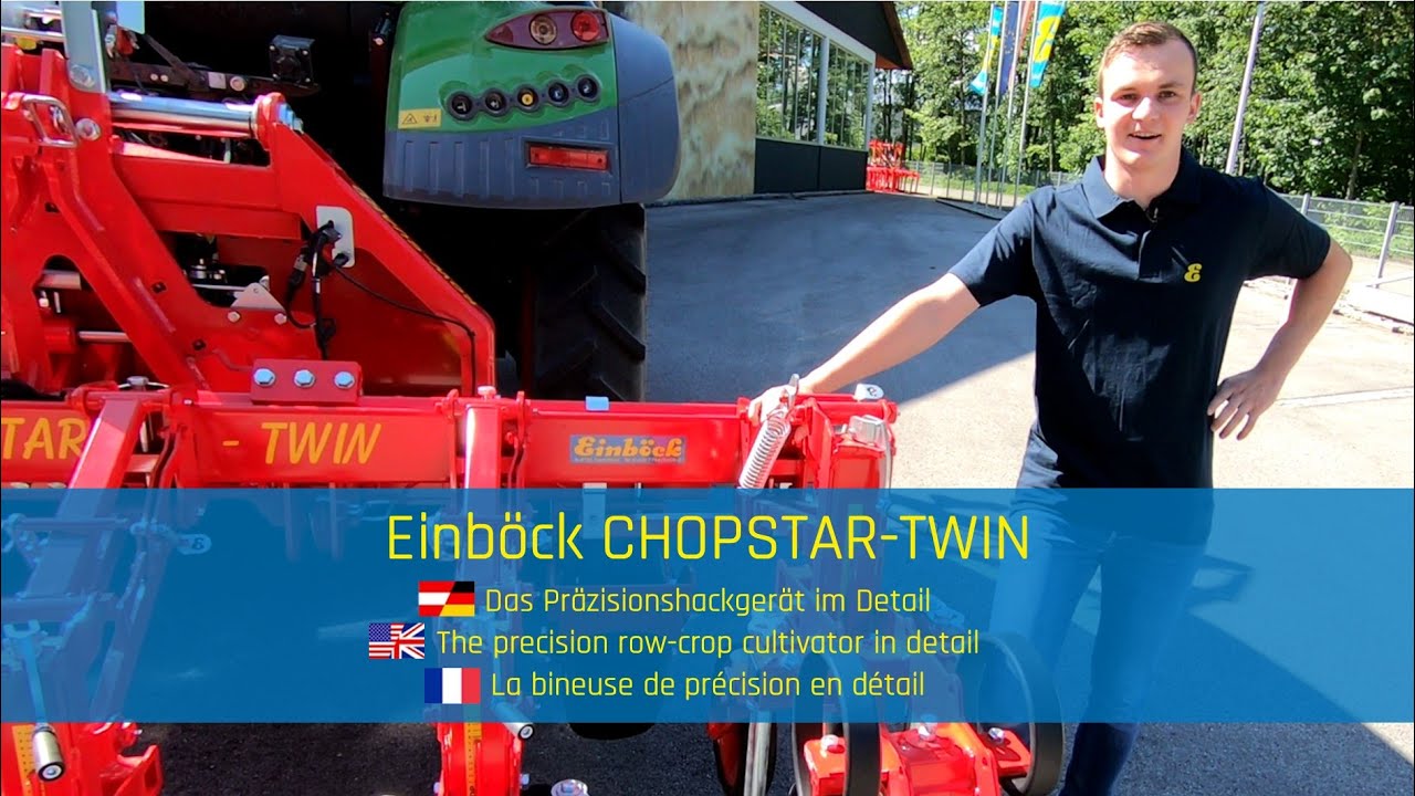 Präzisionshackgerät im Detail | Precision row-crop cultivator | Bineuse de précision CHOPSTAR-TWIN