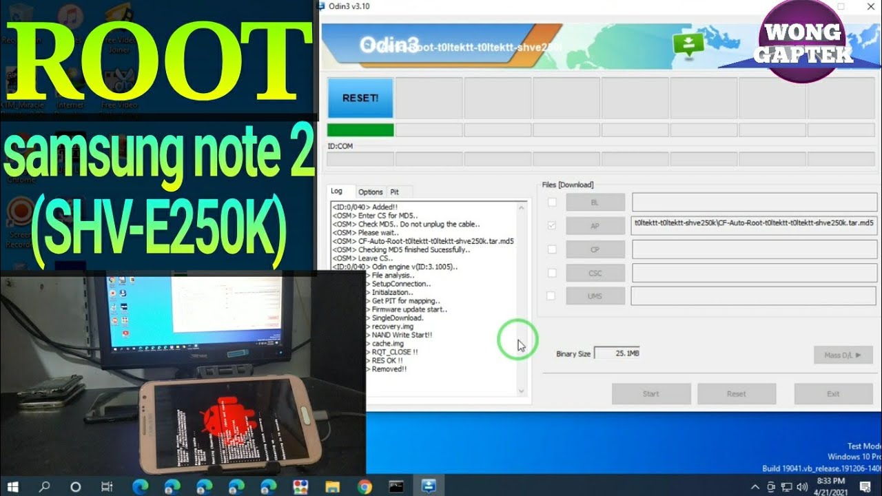 Root samsung galaxy note 2 (SHV-E250K)