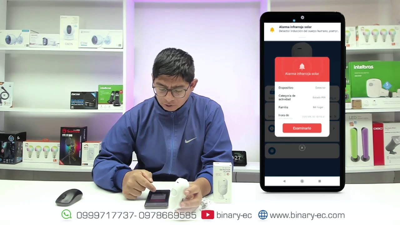 Sensor Movimiento Tuya Smart Sirena Incluida