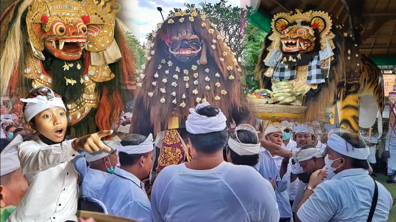 BARONG LANDUNG KERAUHAN! Barongan Bali Barong Macan Barong Ket Ngelawang Kuningan