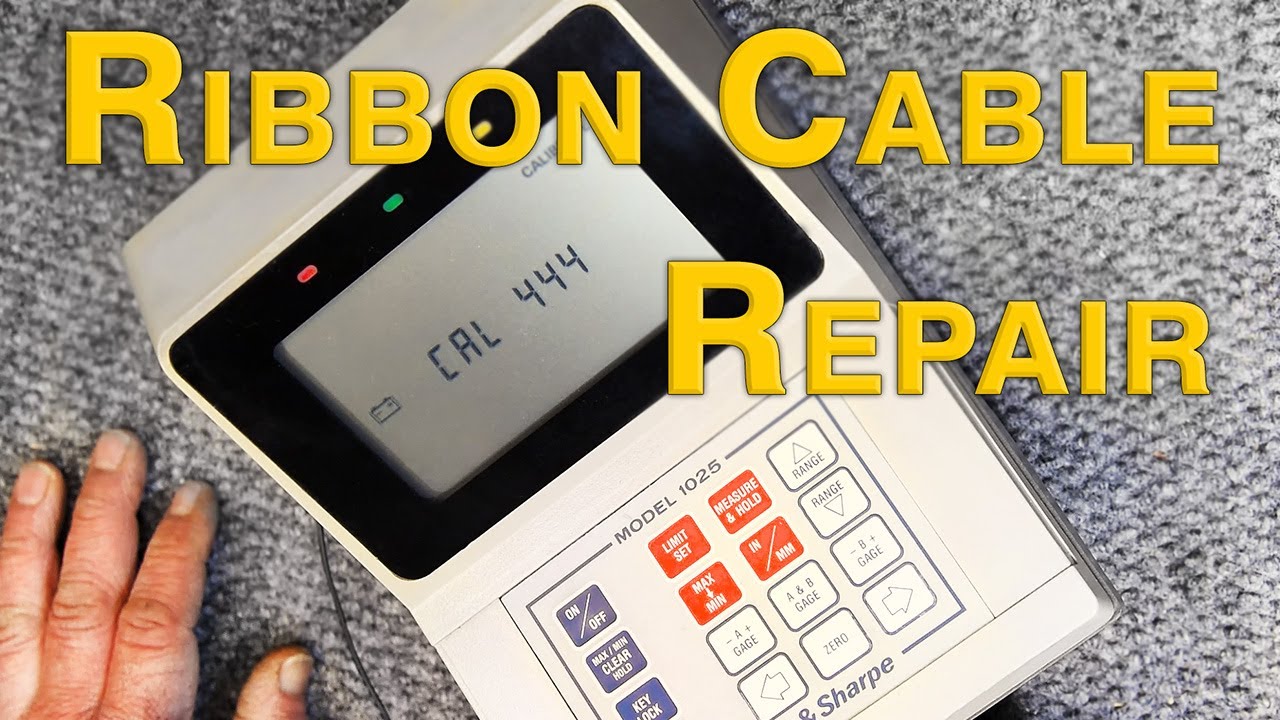 Ribbon Cable Repair Using Conductive Paint