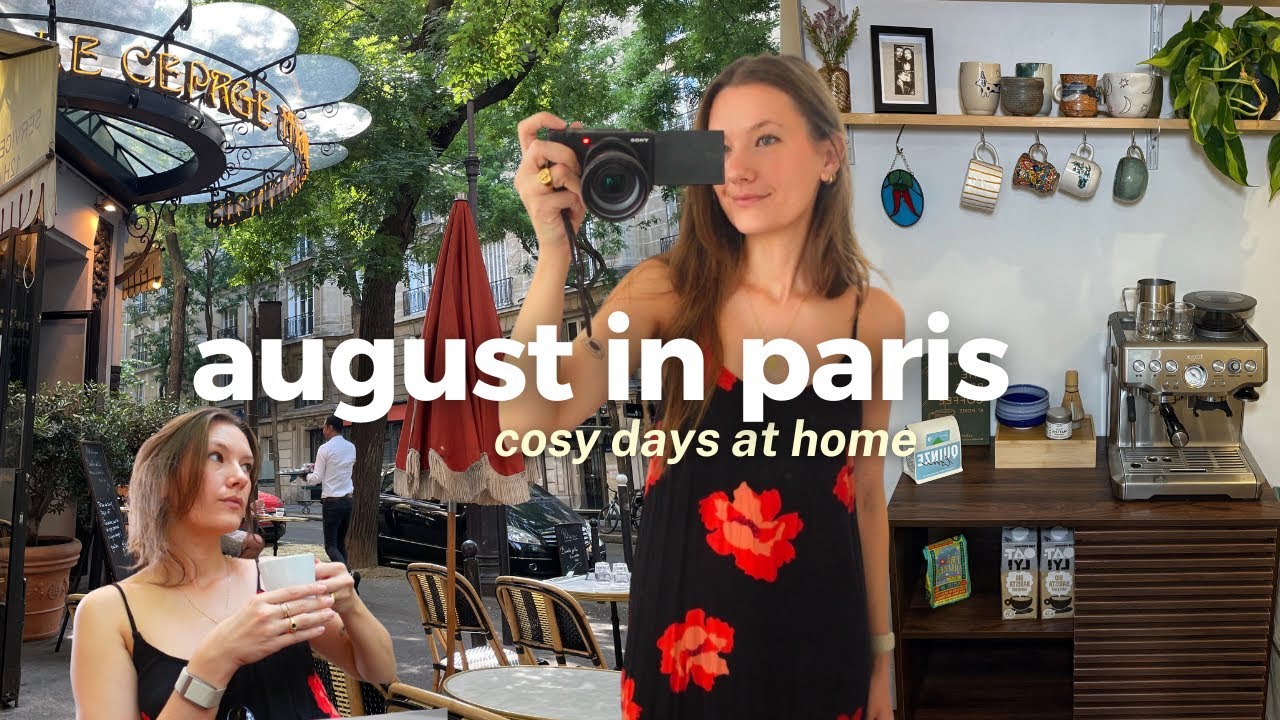 Summer in Paris | cozy home vlog, coffee corner setup, journaling & candle making 🍓